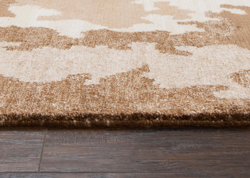 Rizzy Home Avant-Garde AG2760 Camel Graphic Area Rug
