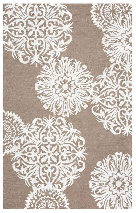 Rizzy Home Azzura Hill AH047A Light Brown Medallion Area Rug