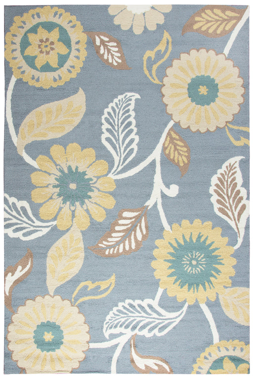 Rizzy Home Azzura Hill AH050A Gray Floral Area Rug