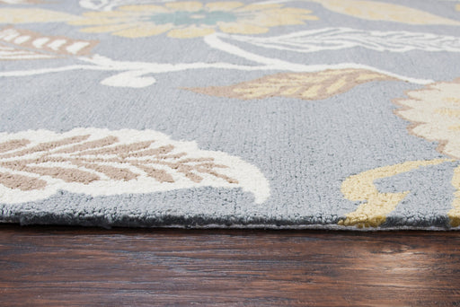 Rizzy Home Azzura Hill AH050A Gray Floral Area Rug