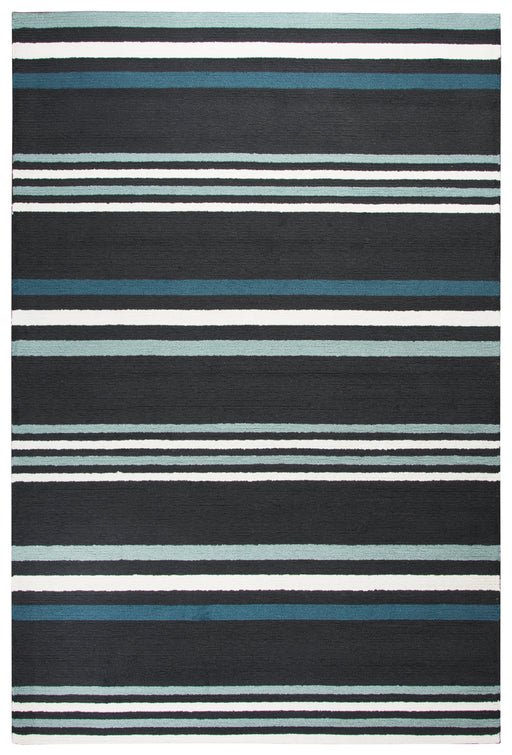 Rizzy Home Azzura Hill AH051A Dark Charcoal Stripe Area Rug