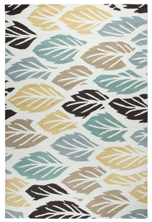 Rizzy Home Azzura Hill AH106A Off White Floral Area Rug