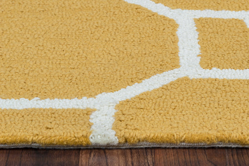 Rizzy Home Azzura Hill AH9786 Gold Geometric Area Rug