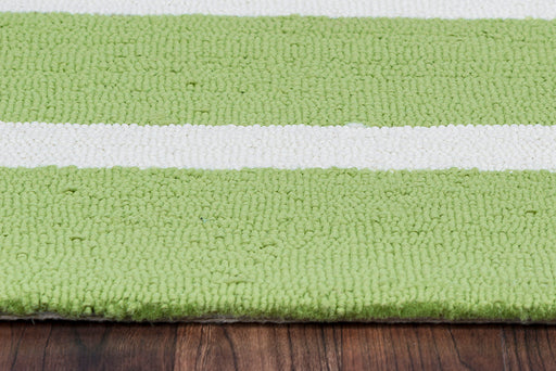 Rizzy Home Azzura Hill AH9933 Lime Stripe Area Rug