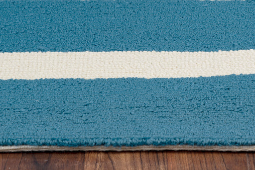 Rizzy Home Azzura Hill AH9935 Marine Blue Strips Area Rug