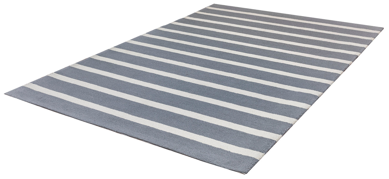 Rizzy Home Azzura Hill AH9937 Gray Strips Area Rug