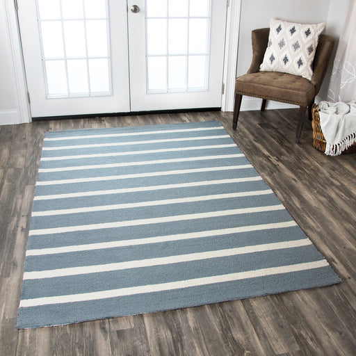 Rizzy Home Azzura Hill AH9937 Gray Strips Area Rug