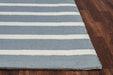 Rizzy Home Azzura Hill AH9937 Gray Strips Area Rug