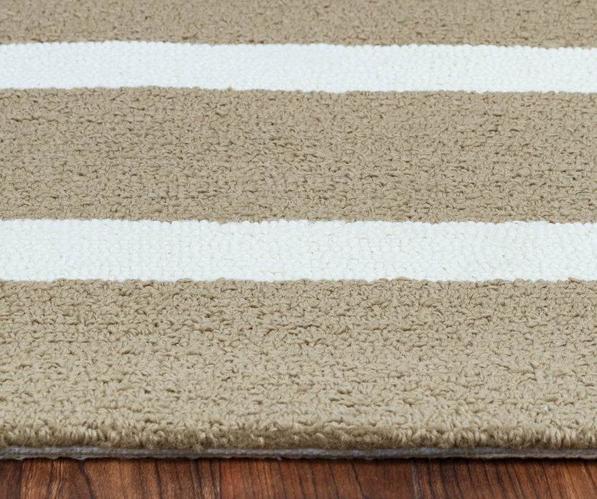 Rizzy Home Azzura Hill AH9938 Taupe Strips Area Rug