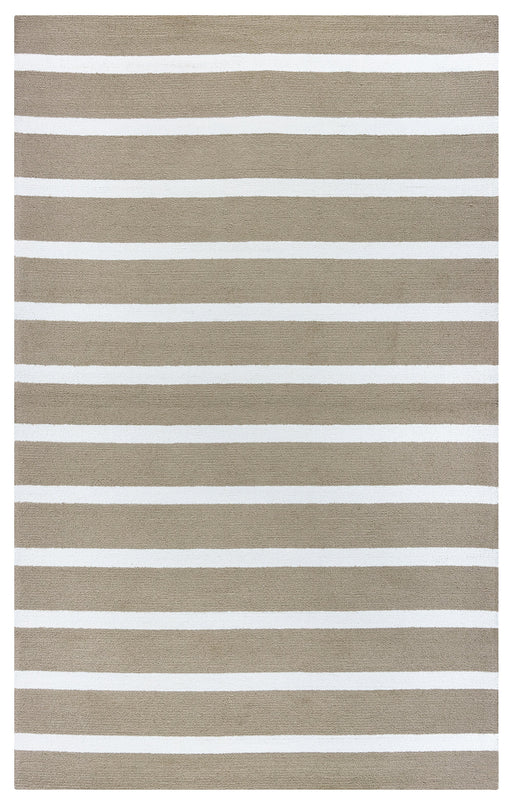 Rizzy Home Azzura Hill AH9938 Taupe Strips Area Rug