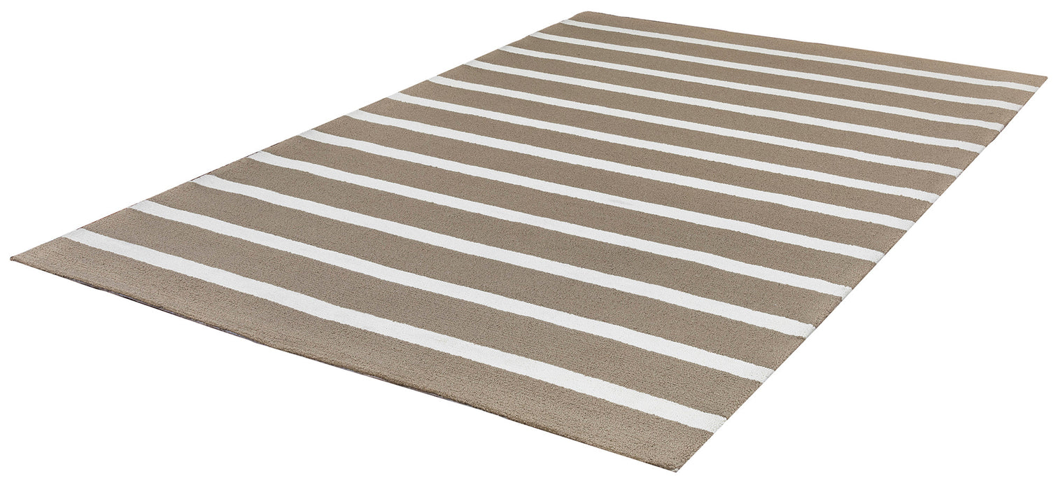 Rizzy Home Azzura Hill AH9938 Taupe Strips Area Rug