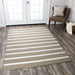 Rizzy Home Azzura Hill AH9938 Taupe Strips Area Rug