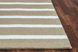 Rizzy Home Azzura Hill AH9938 Taupe Strips Area Rug