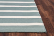 Rizzy Home Azzura Hill AH9941 Dark Sage Strips Area Rug