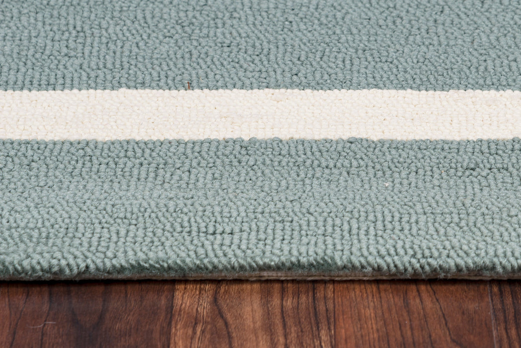 Rizzy Home Azzura Hill AH9941 Dark Sage Strips Area Rug