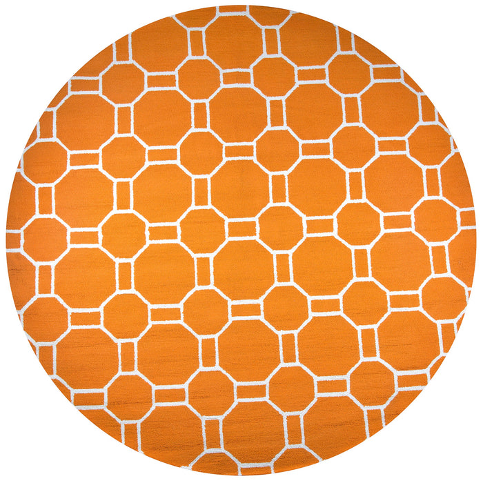 Rizzy Home Azzura Hill AH9943 Orange Geometric Area Rug