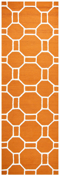 Rizzy Home Azzura Hill AH9943 Orange Geometric Area Rug