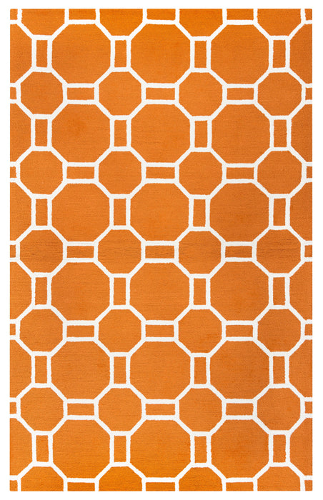 Rizzy Home Azzura Hill AH9943 Orange Geometric Area Rug
