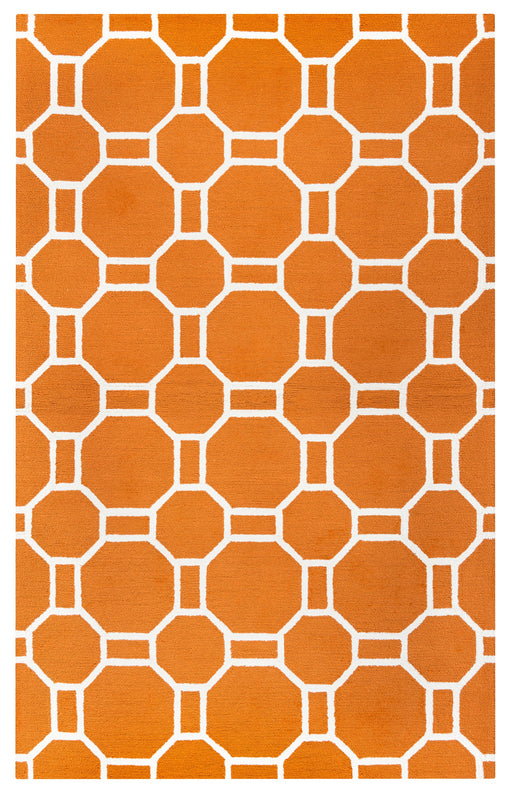 Rizzy Home Azzura Hill AH9943 Orange Geometric Area Rug