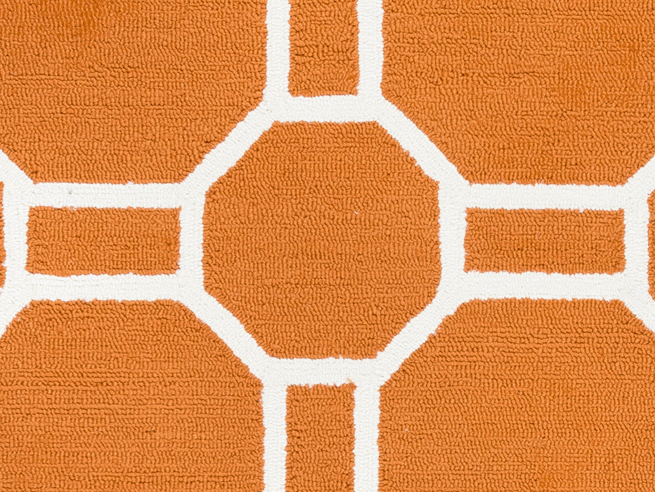 Rizzy Home Azzura Hill AH9943 Orange Geometric Area Rug