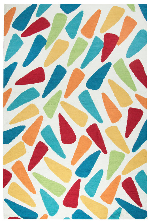 Rizzy Home Azzura Hill AH9945 Ivory Geometric Area Rug