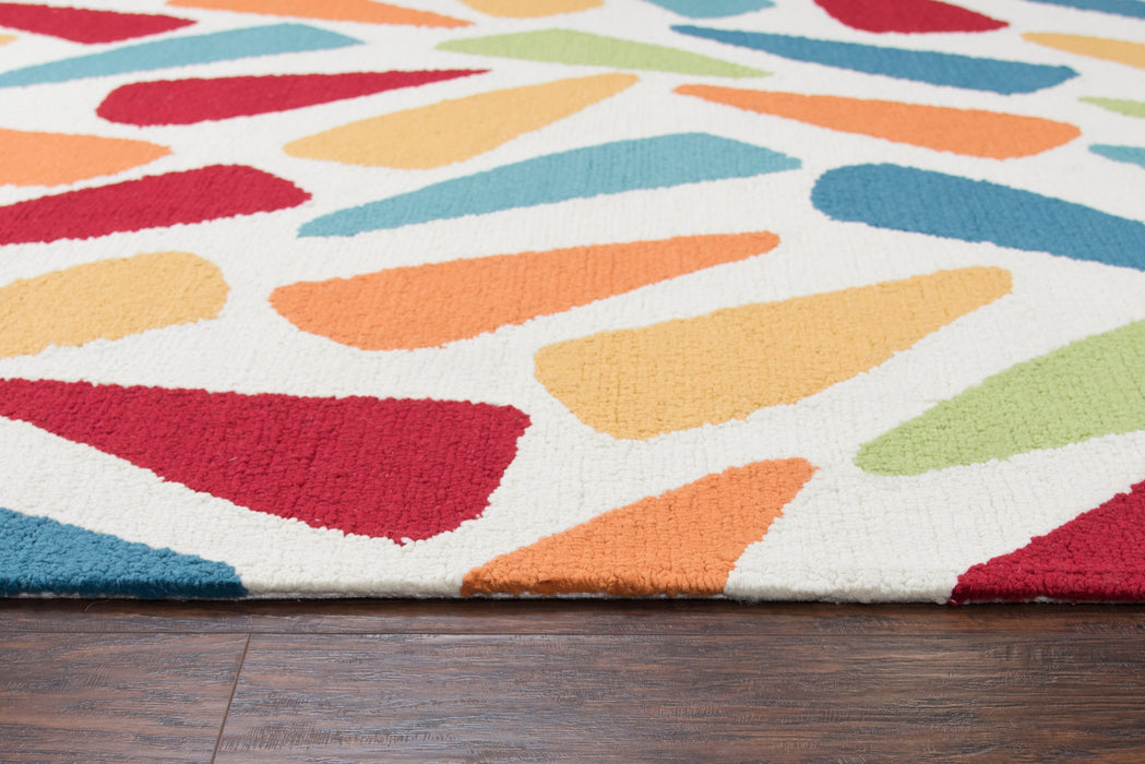 Rizzy Home Azzura Hill AH9945 Ivory Geometric Area Rug