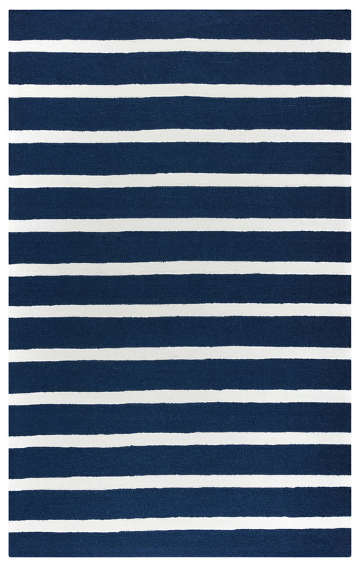 Rizzy Home Azzura Hill AH9949 Indigo Strips Area Rug