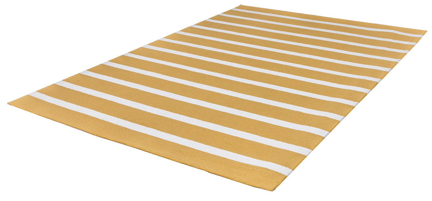 Rizzy Home Azzura Hill AH9951 Gold Strips Area Rug