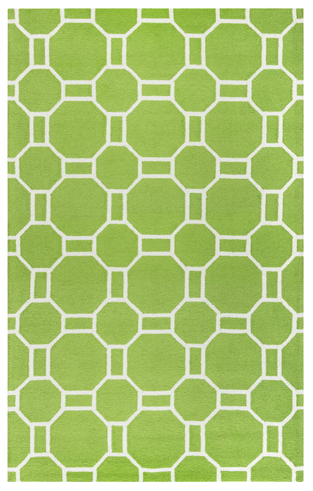 Rizzy Home Azzura Hill AH9952 Lime Geometric Area Rug