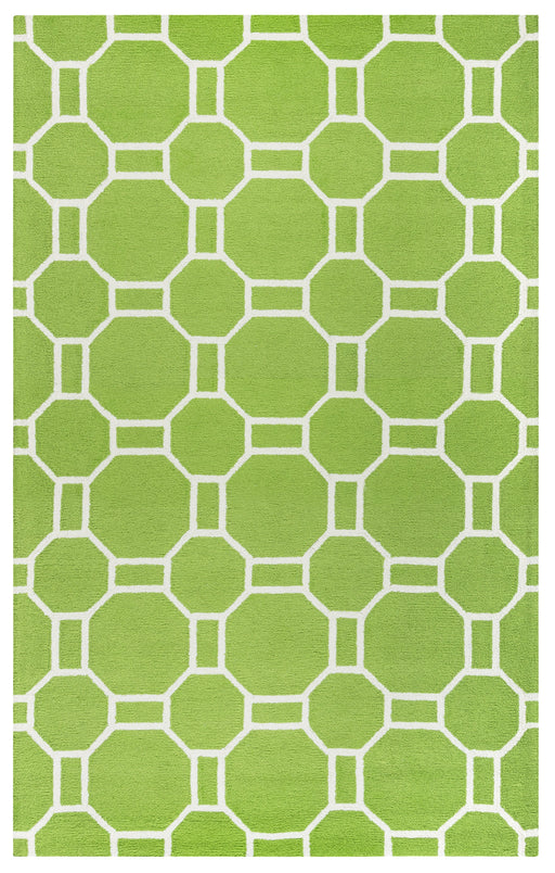 Rizzy Home Azzura Hill AH9952 Lime Geometric Area Rug