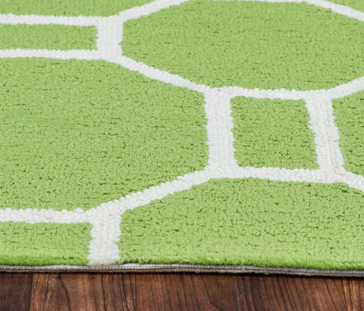 Rizzy Home Azzura Hill AH9952 Lime Geometric Area Rug