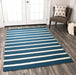 Rizzy Home Azzura Hill AH9954 Marine Blue Stripe Area Rug