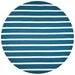Rizzy Home Azzura Hill AH9954 Marine Blue Stripe Area Rug