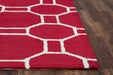 Rizzy Home Azzura Hill AH9955 Red Geometric Area Rug