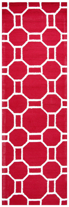 Rizzy Home Azzura Hill AH9955 Red Geometric Area Rug