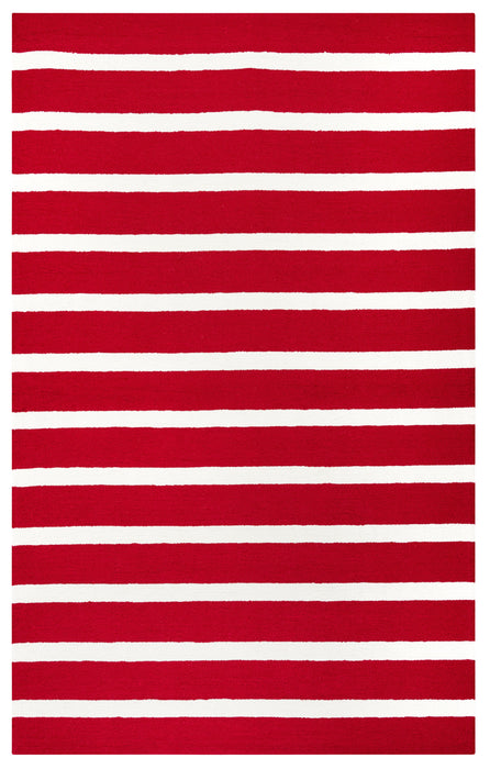 Rizzy Home Azzura Hill AH9958 Red Strips Area Rug