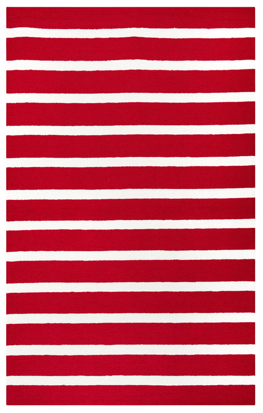 Rizzy Home Azzura Hill AH9958 Red Strips Area Rug