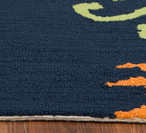 Rizzy Home Azzura Hill AH9962 Indigo Medallion Area Rug