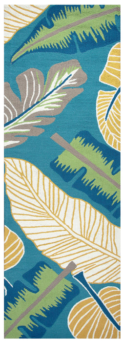 Rizzy Home Azzura Hill AH9963 Teal Botanical Area Rug
