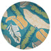 Rizzy Home Azzura Hill AH9963 Teal Botanical Area Rug