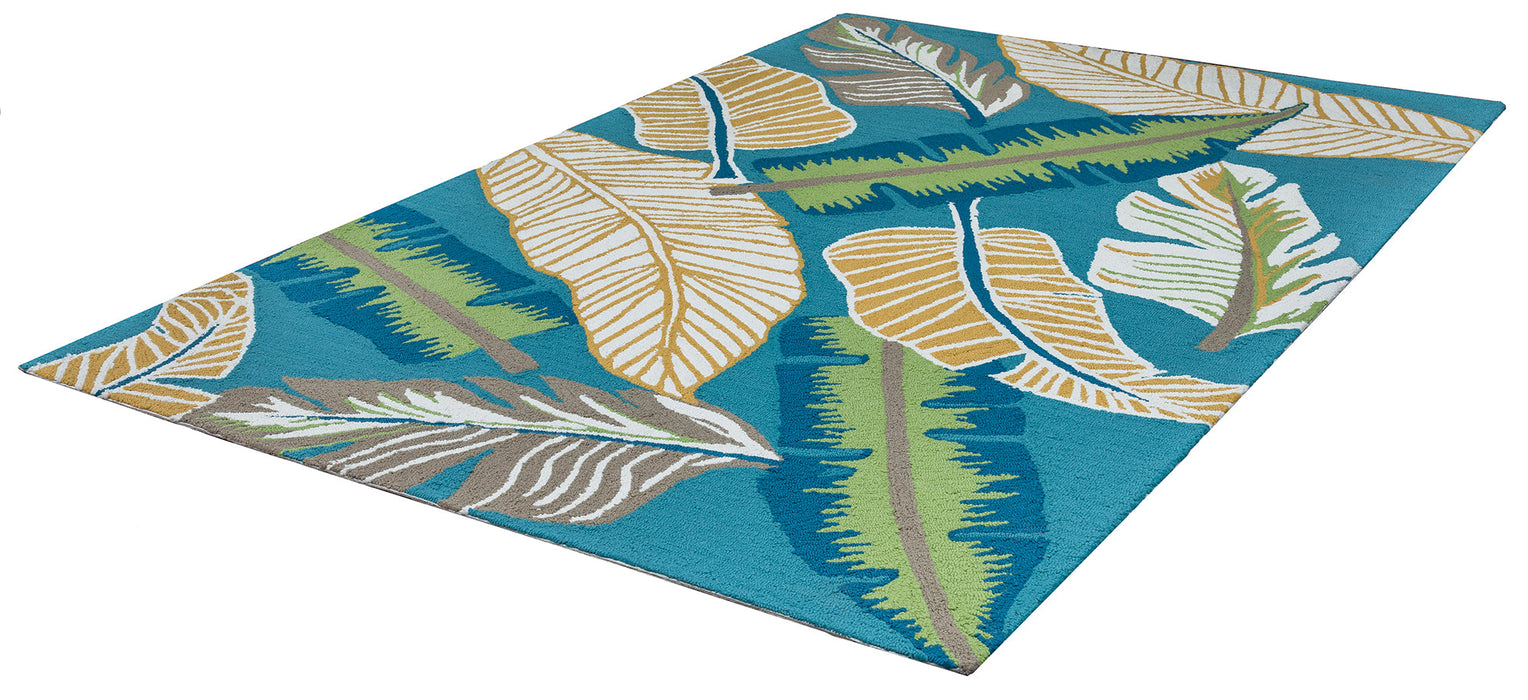 Rizzy Home Azzura Hill AH9963 Teal Botanical Area Rug