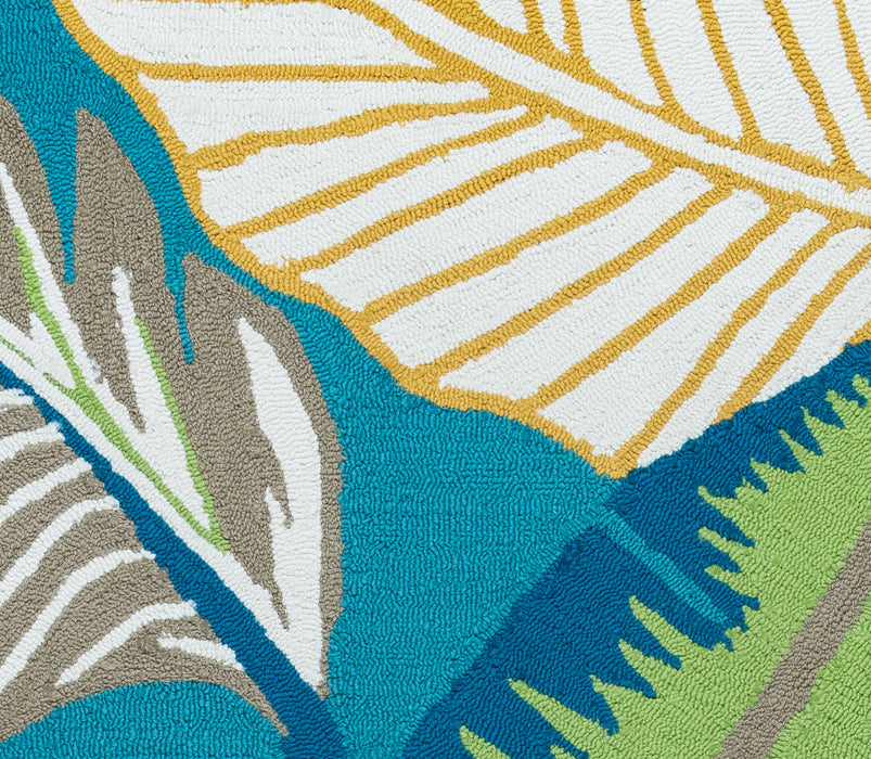 Rizzy Home Azzura Hill AH9963 Teal Botanical Area Rug