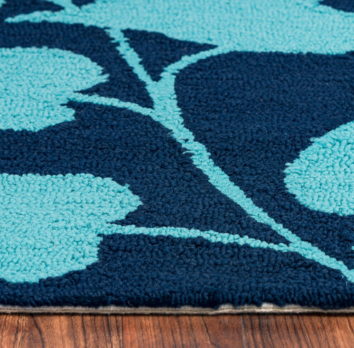 Rizzy Home Azzura Hill AH9965 Indigo Botanical Area Rug