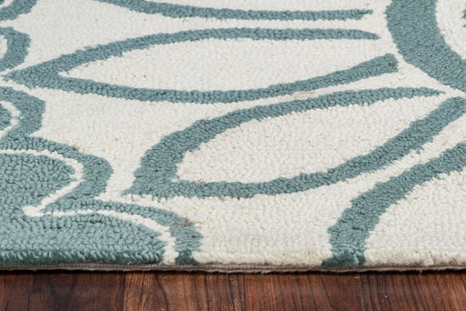 Rizzy Home Azzura Hill AH9967 Dark Sage Medallion Area Rug