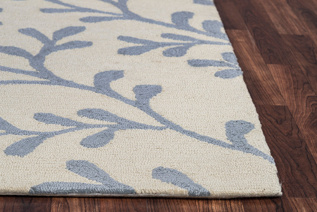 Rizzy Home Azzura Hill AH9968 Ivory Botanical Area Rug