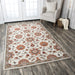 Rizzy Home Ashlyn AL2577 Orange Border Area Rug