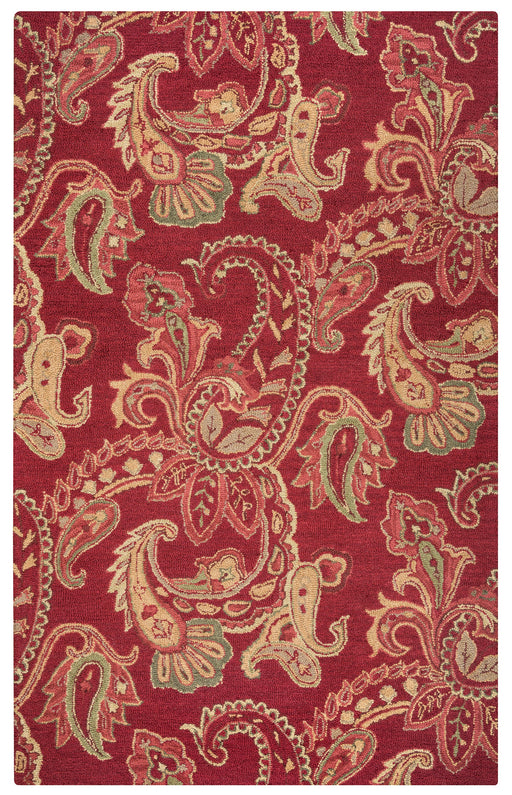 Rizzy Home Ashlyn AL2651 Burgundy Paisley Area Rug