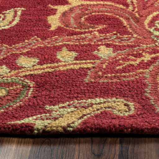 Rizzy Home Ashlyn AL2651 Burgundy Paisley Area Rug