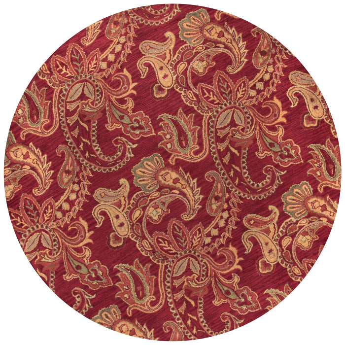 Rizzy Home Ashlyn AL2651 Burgundy Paisley Area Rug