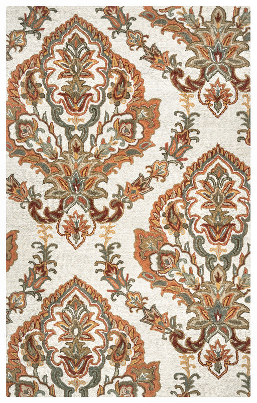 Rizzy Home Ashlyn AL2665 Ivory Ornamental Area Rug